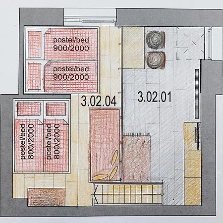 Apartment Zvon 302 *